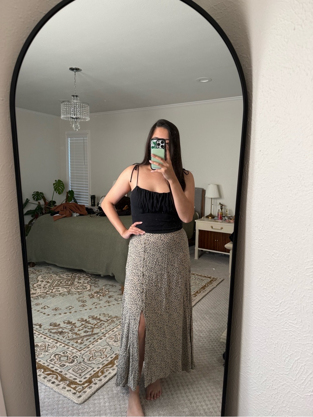 Abercrombie Tie-Shoulder Cropped Cami Top - Picture 6 of 6